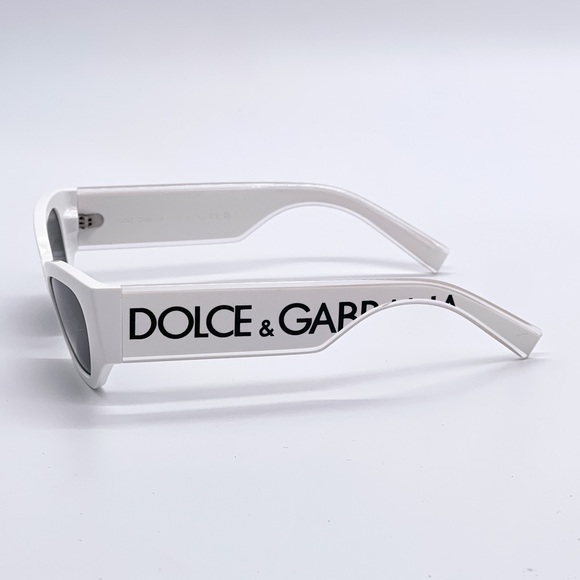 NEW DG6186 331287 SUNGLSSES DOLCE&GABBANA DG6186 3312/87 WHITE CAT EYE EYEWEAR - Picture 4 of 9